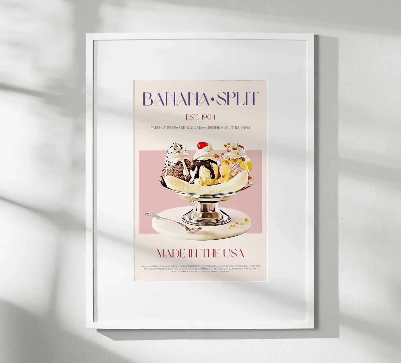 Banana Split Print poster da KOKRPrints
