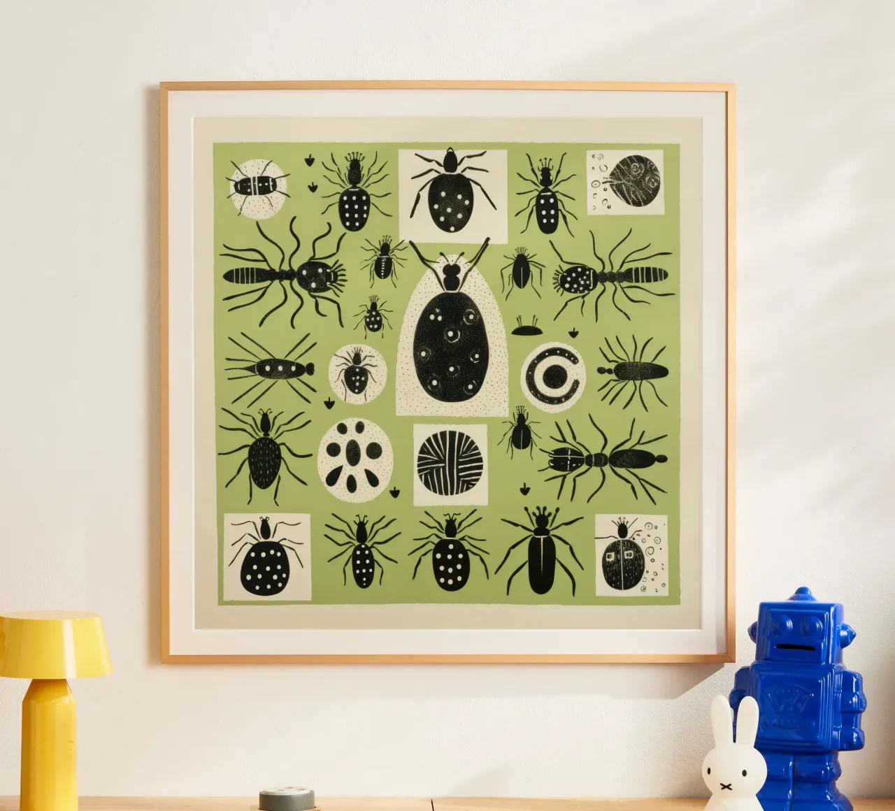 Formiche verdi poster da Minimal Animal Art