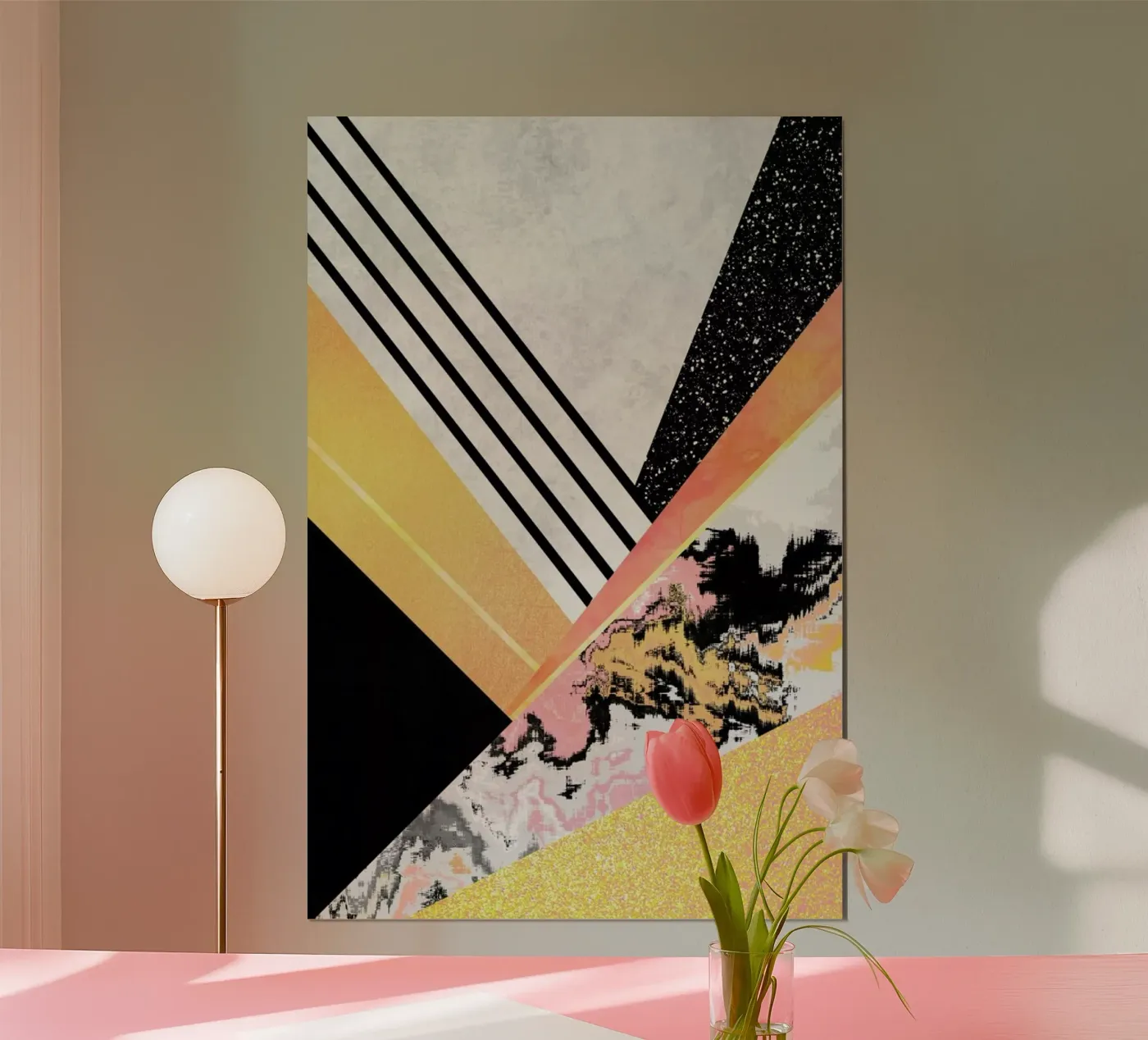 Geometric Summer poster by Elisabeth Fredriksson