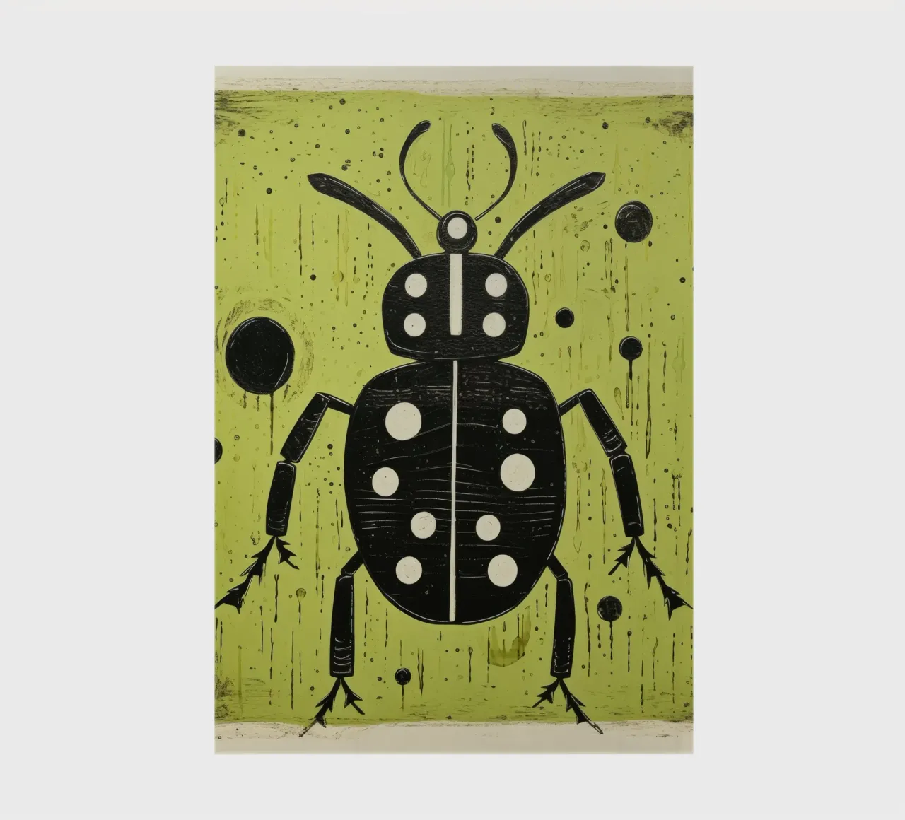 Green Ant 3 notebook by Minimal Animal Art