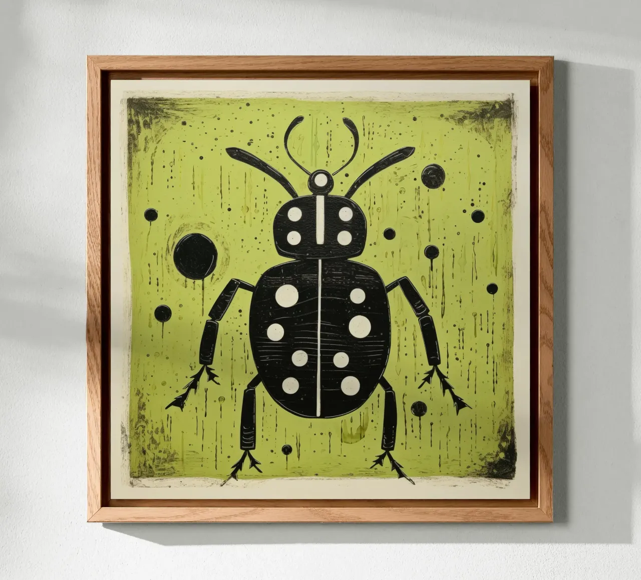 Green Ant 3 alu-dibond by Minimal Animal Art