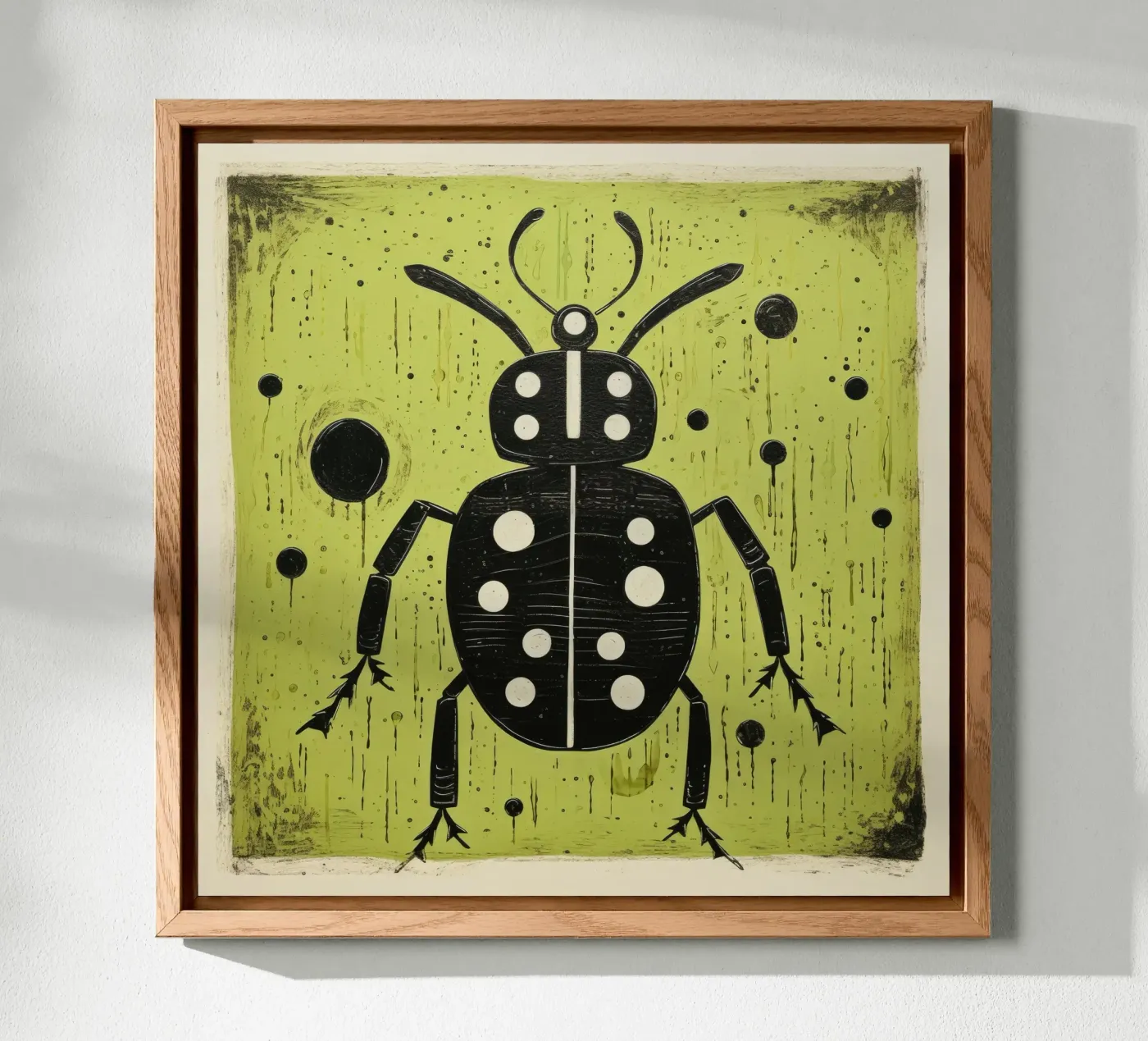 Green Ant forex plate by Minimal Animal Art