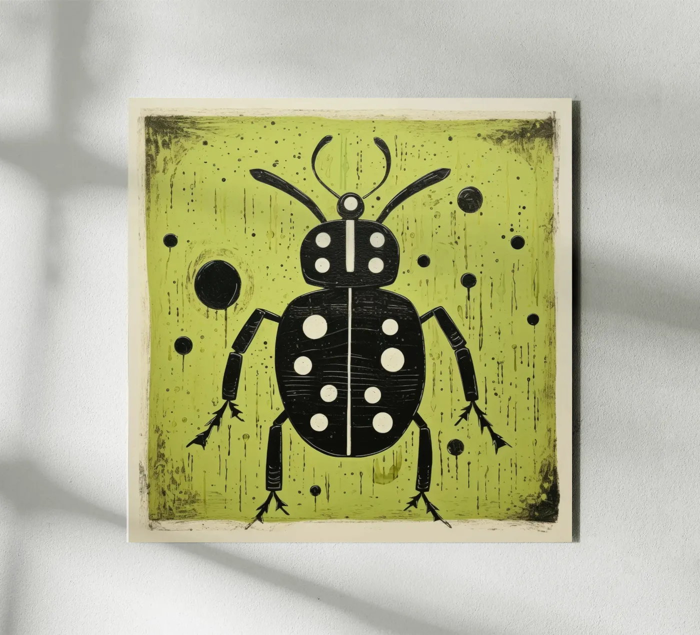 Green Ant forex plate by Minimal Animal Art