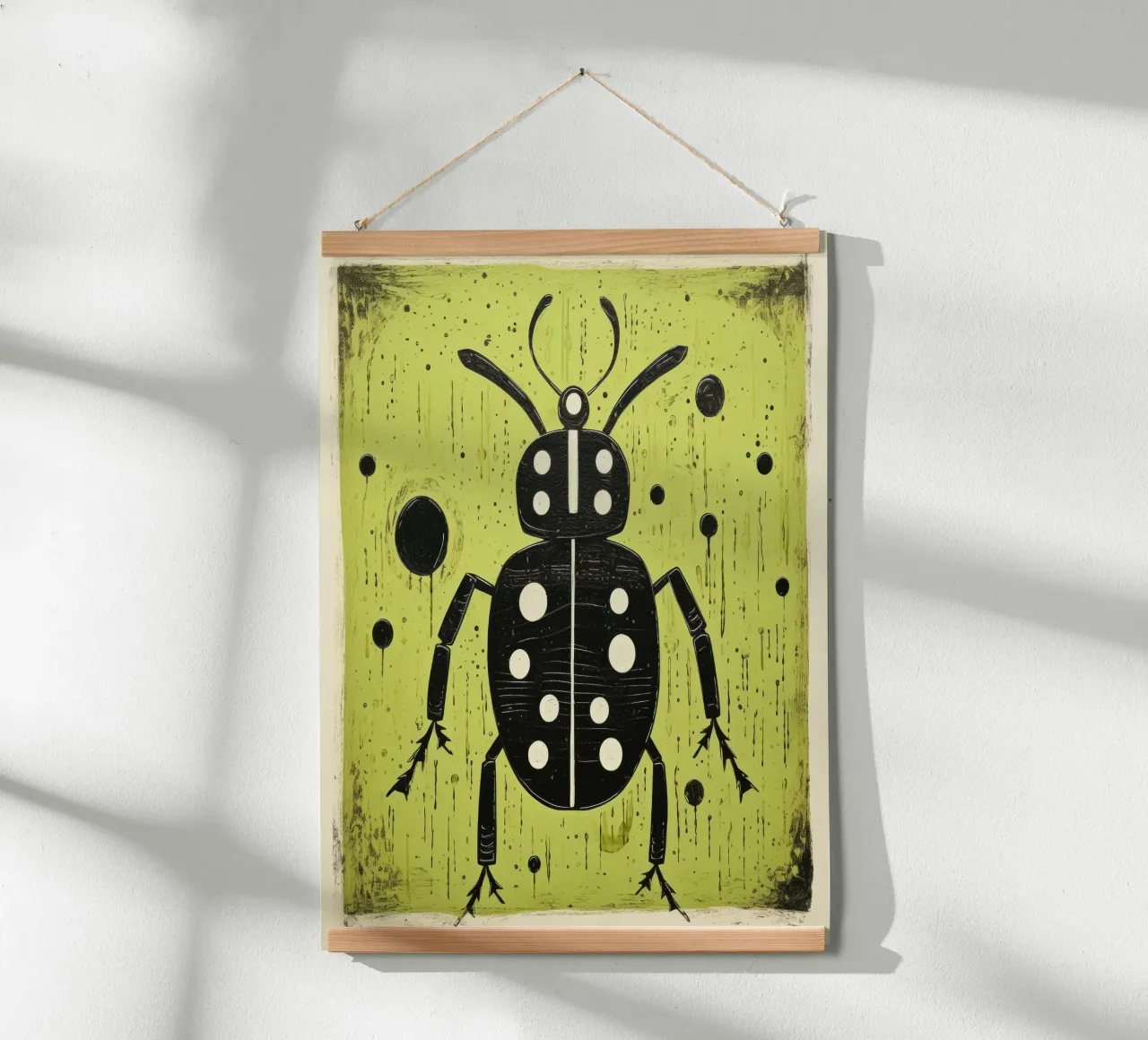 Green Ant poster da Minimal Animal Art