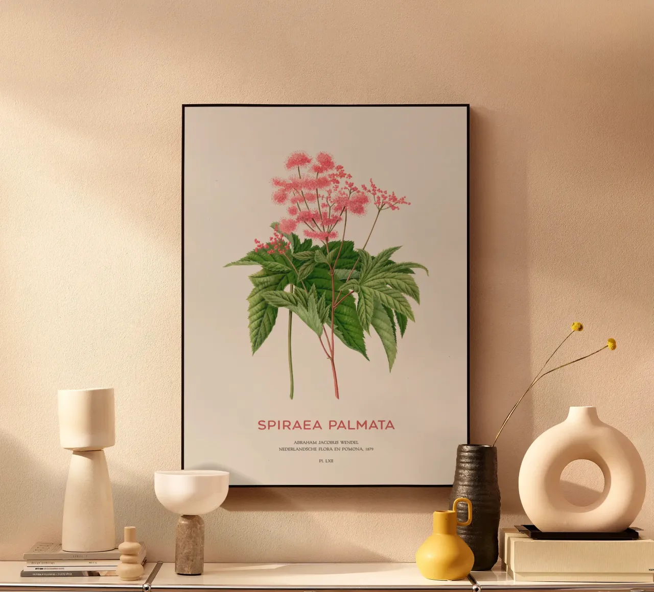 Prati o Spiraea palmata plexiglass da Vintagrafica