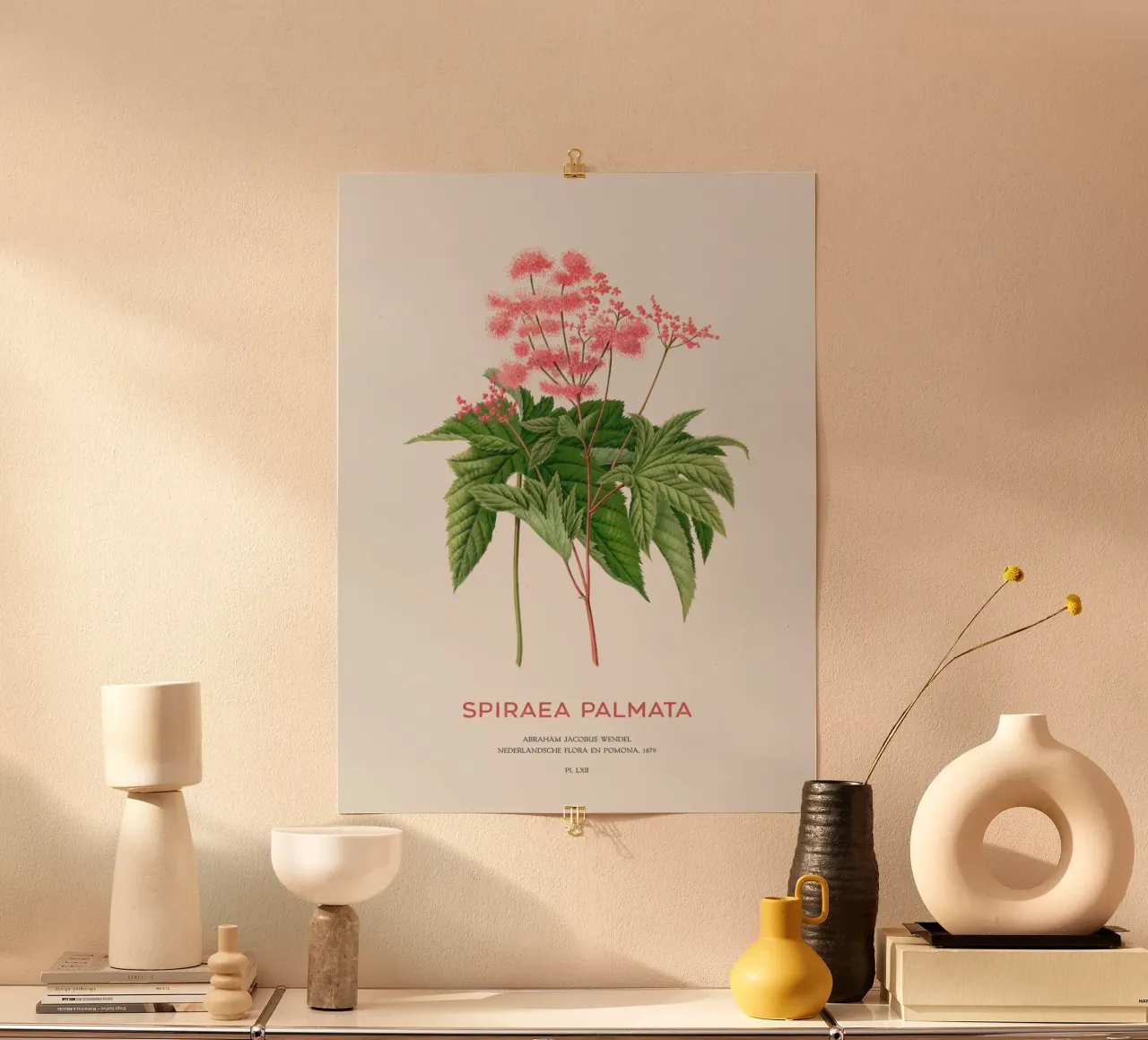 Prati o Spiraea palmata carta hahnemühle da Vintagrafica