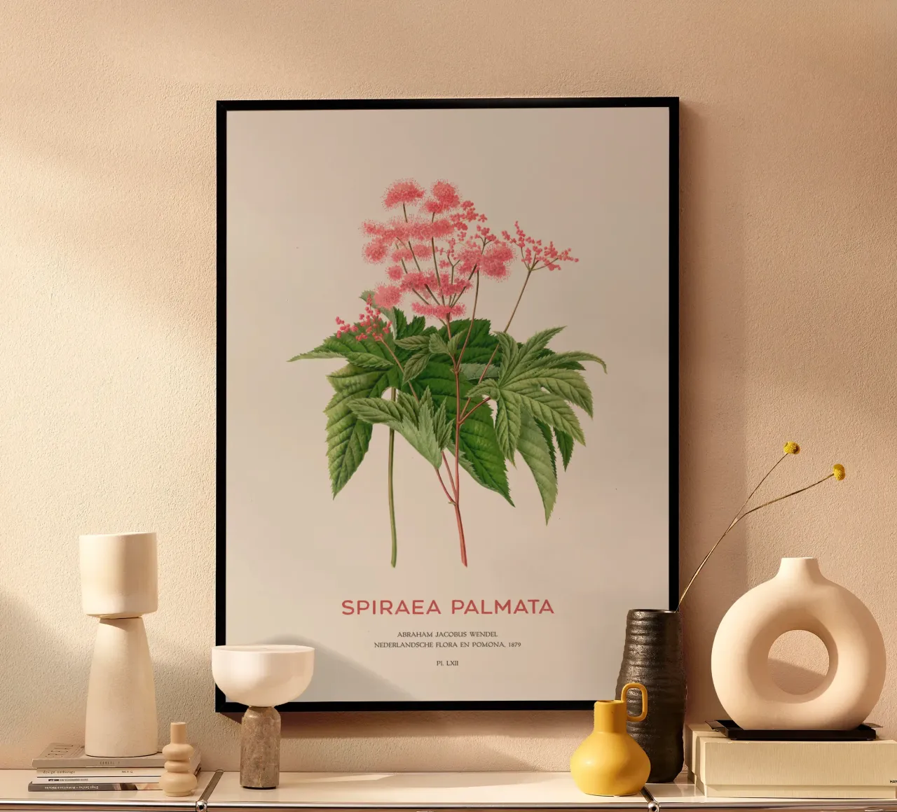 Prati o Spiraea palmata carta hahnemühle da Vintagrafica