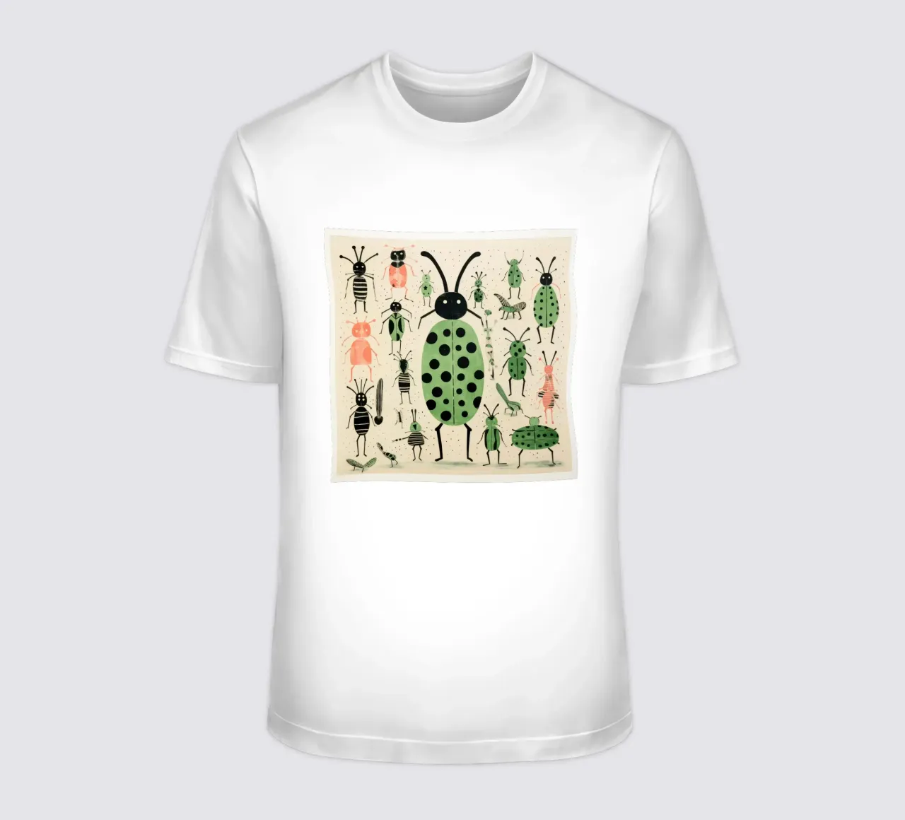 Green Ant 4 t-shirt by Minimal Animal Art