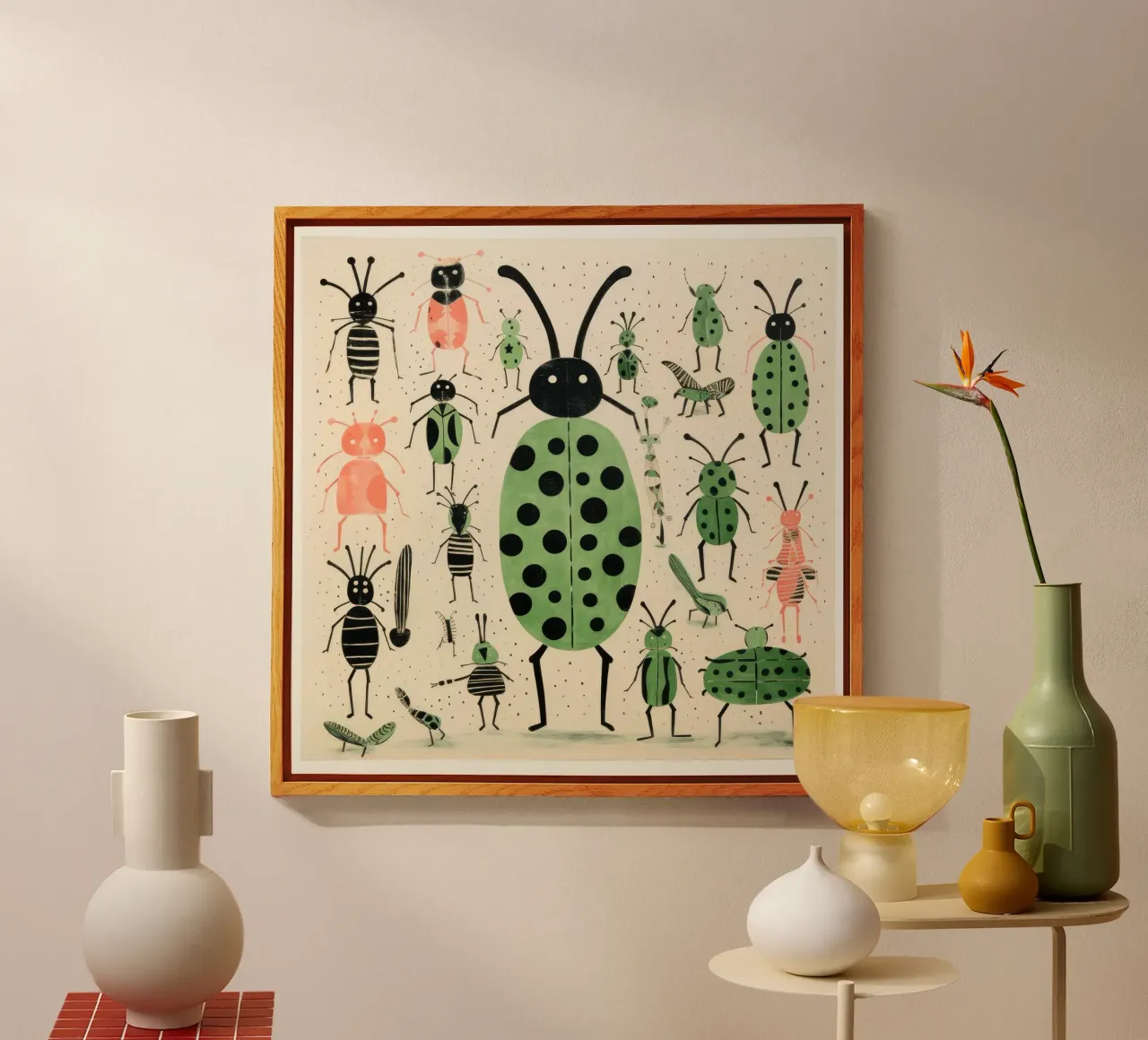 Formiche verdi plexiglass da Minimal Animal Art