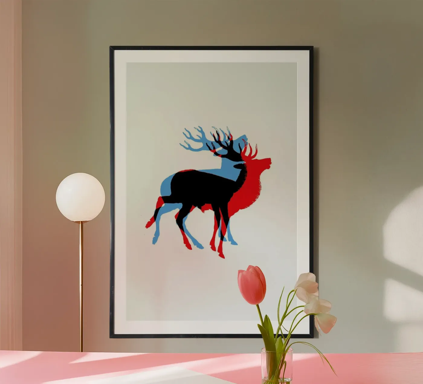 Cool Deer poster van Rococco LA