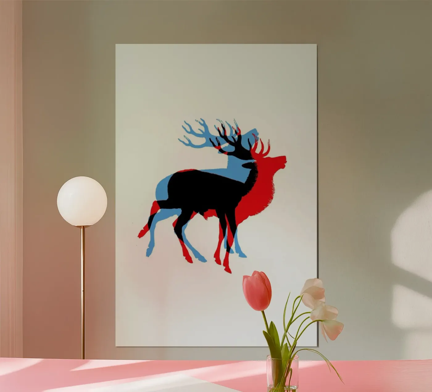 Cool Deer poster van Rococco LA