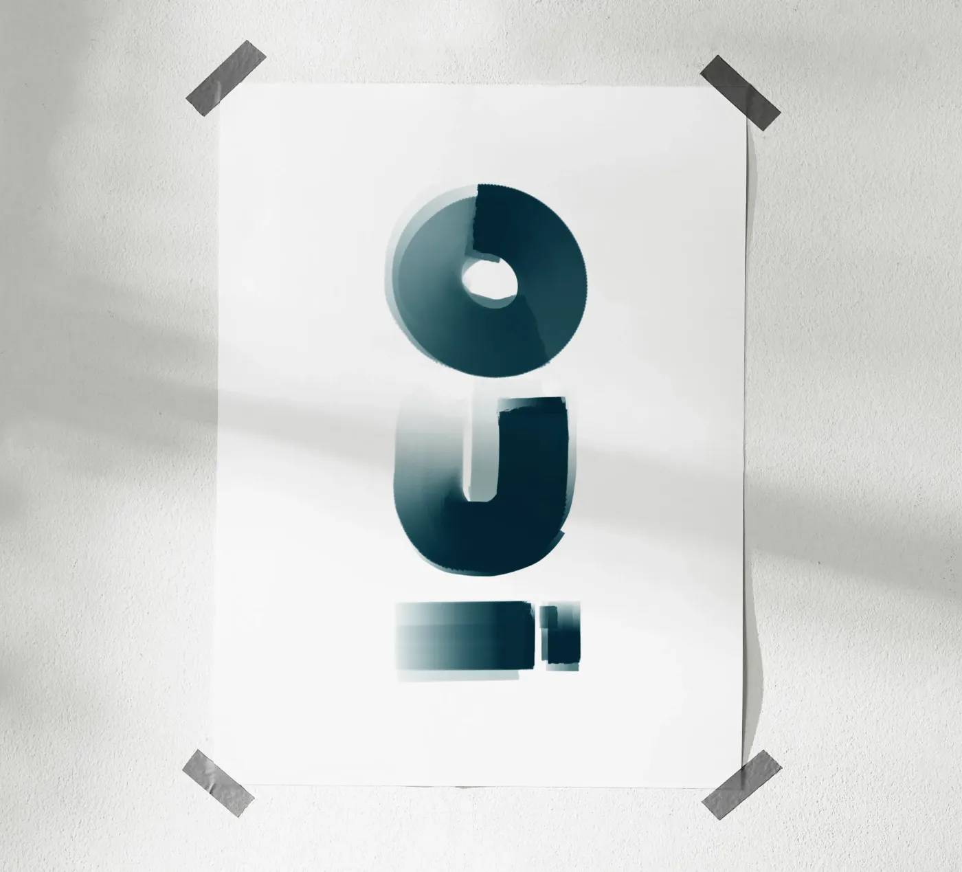 OUi poster da LIMITED EDITION LETTERS