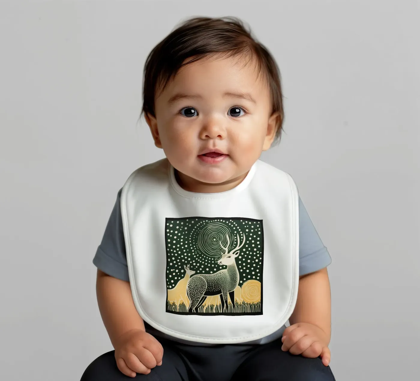 Antilope verde bavaglino da Minimal Animal Art