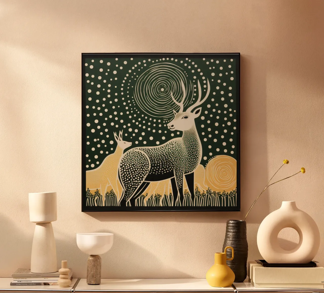 Antilope verde plexiglass da Minimal Animal Art
