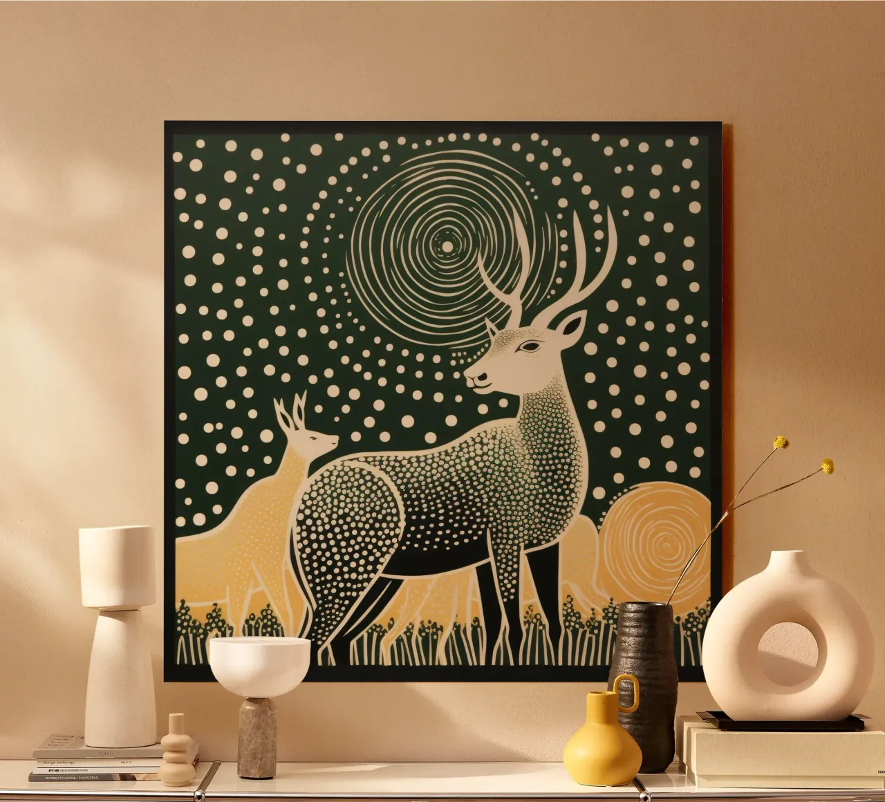 Antilope verde plexiglass da Minimal Animal Art