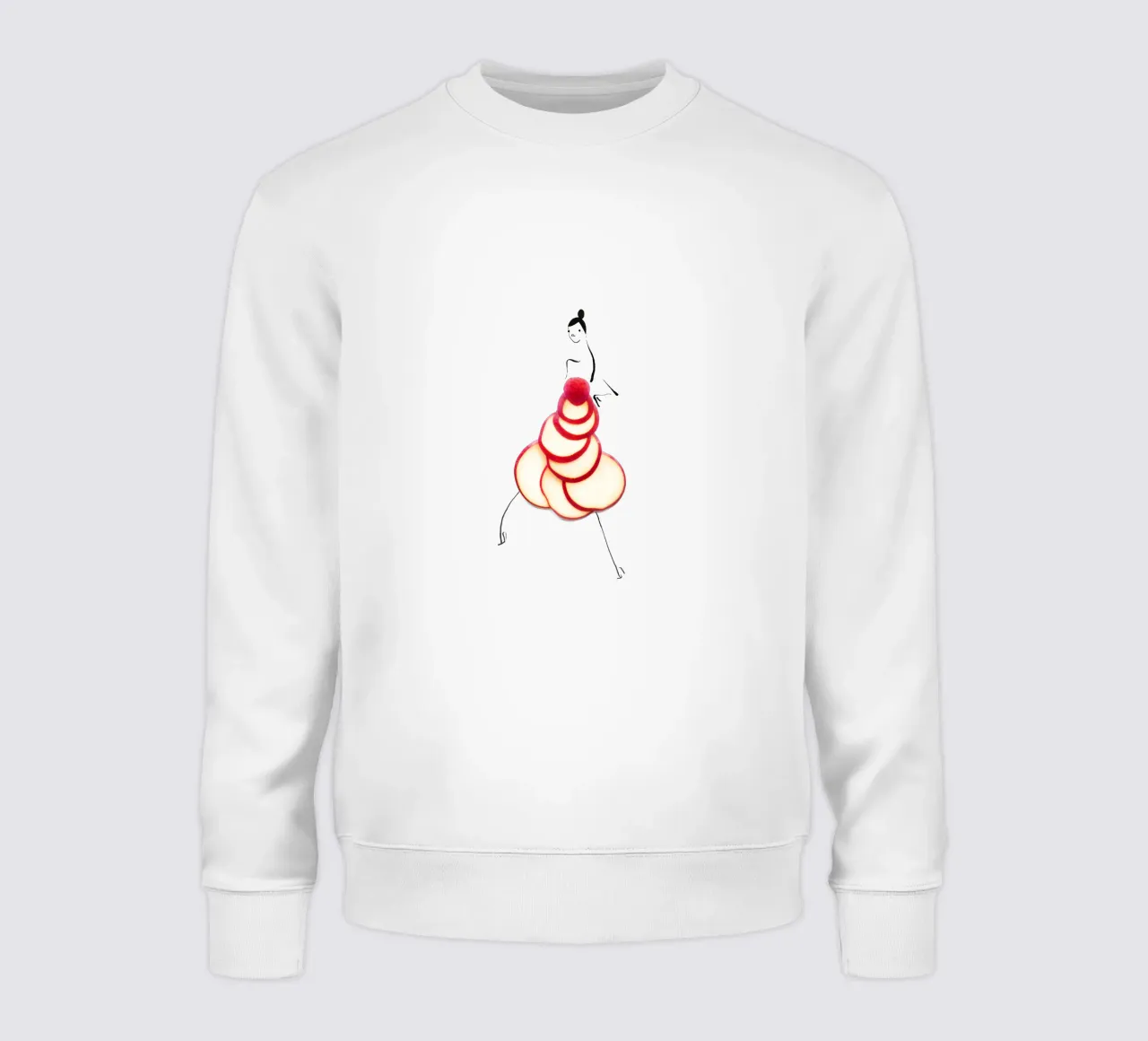 Pomme Pomme sweatshirt by Gretchen Roehrs