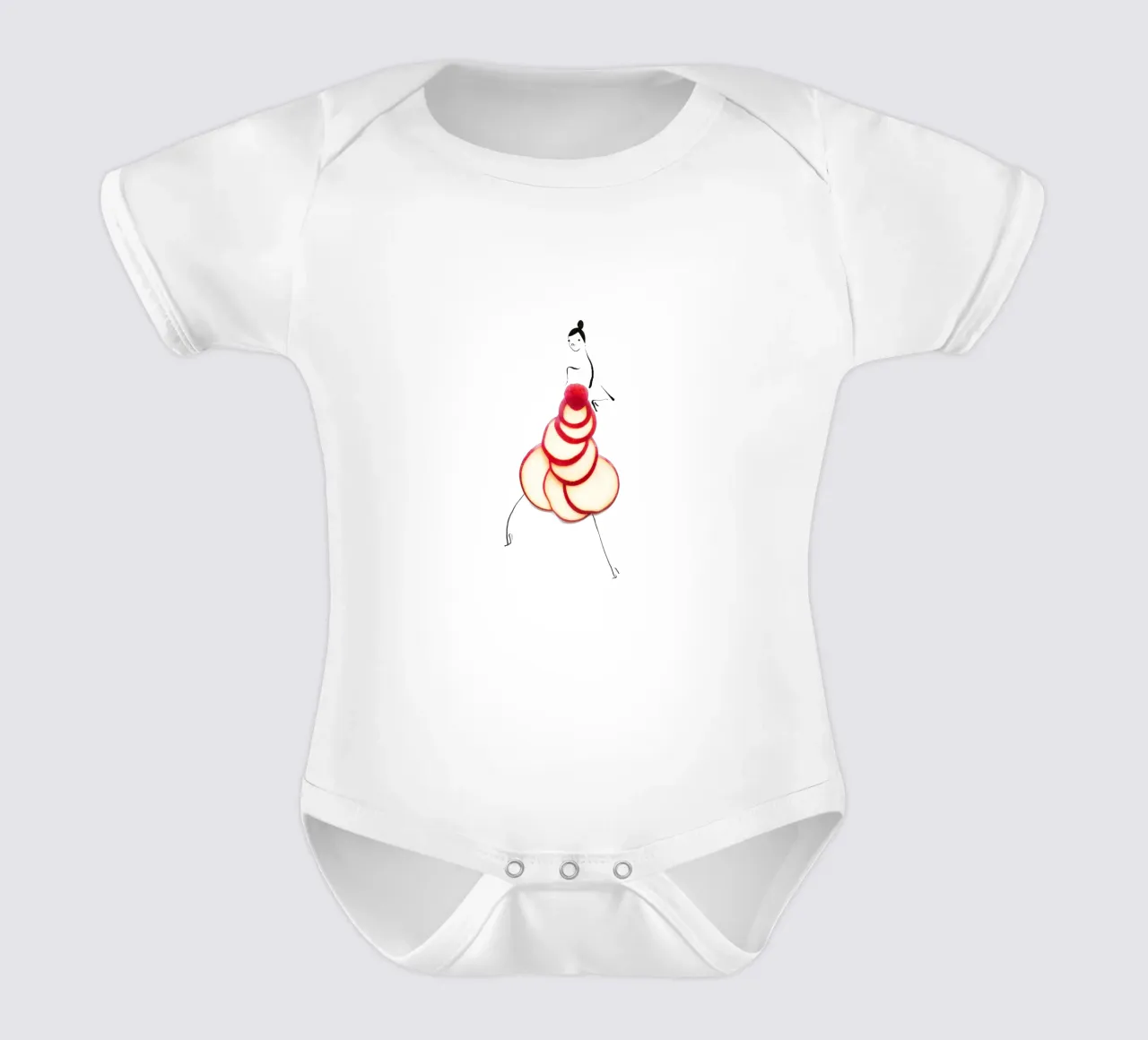 Pomme Pomme body neonato maniche corte da Gretchen Roehrs