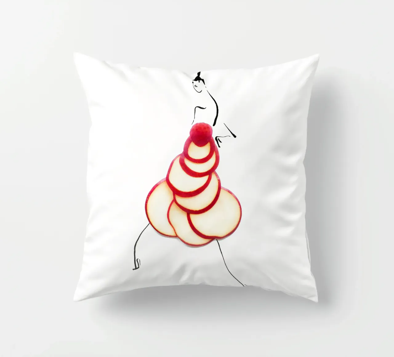 Pomme Pomme cuscino da Gretchen Roehrs