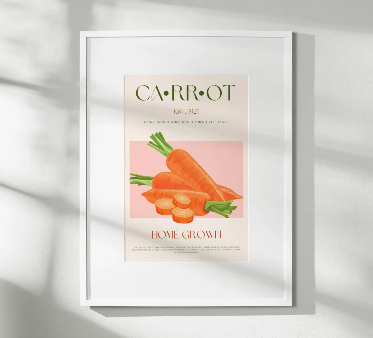 Carrot Print hahnemühle by KOKRPrints