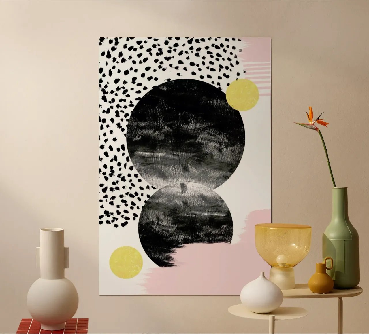 Roussel poster con telaio in legno da Charlotte Winter