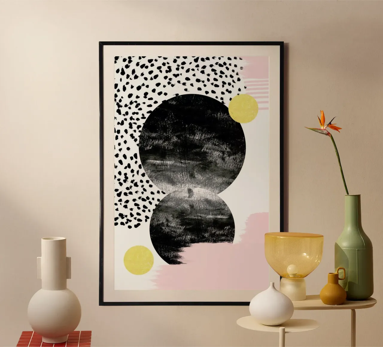 Roussel poster con telaio in legno da Charlotte Winter