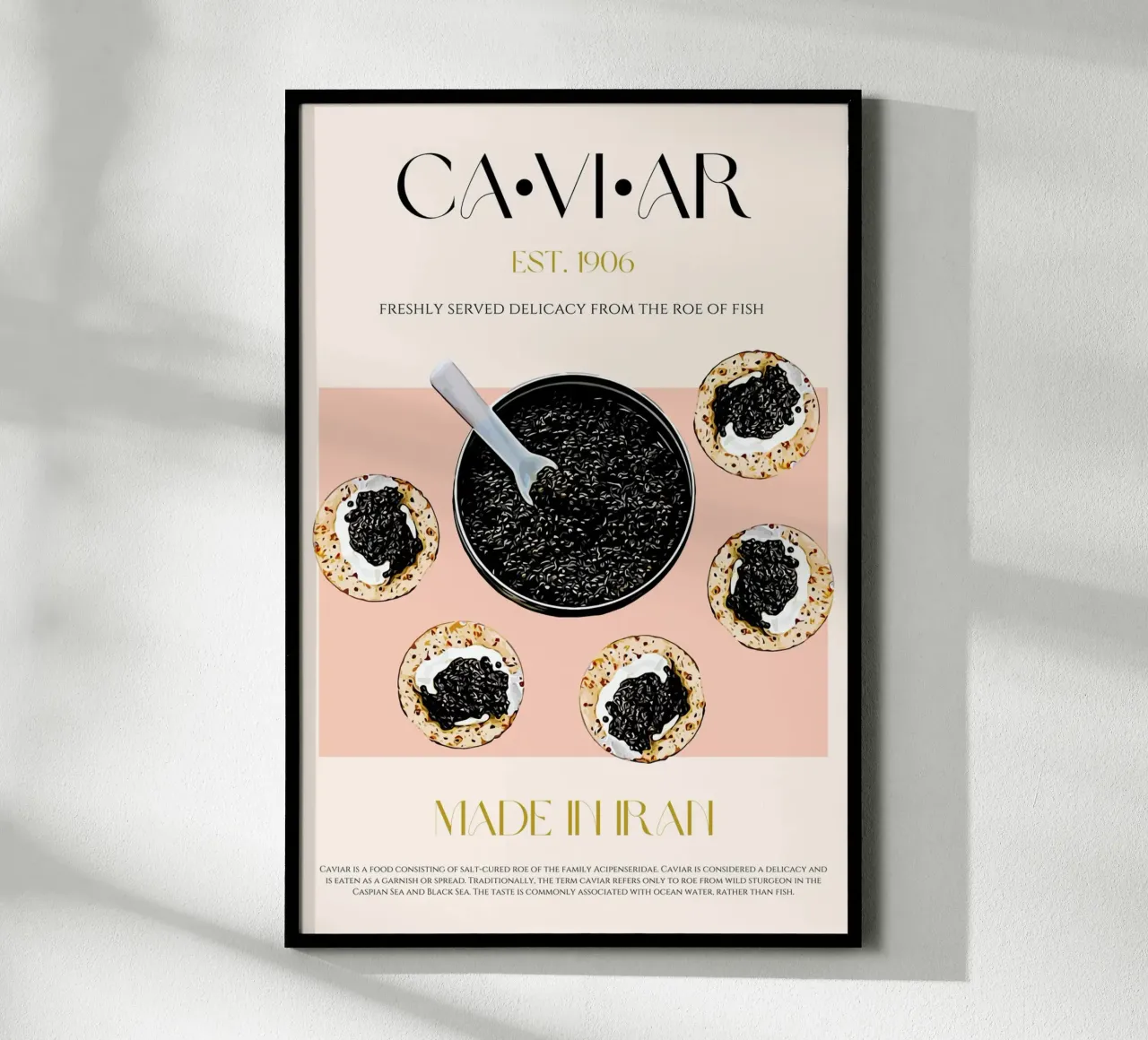 Estampado de caviar hahnemühle de KOKRPrints