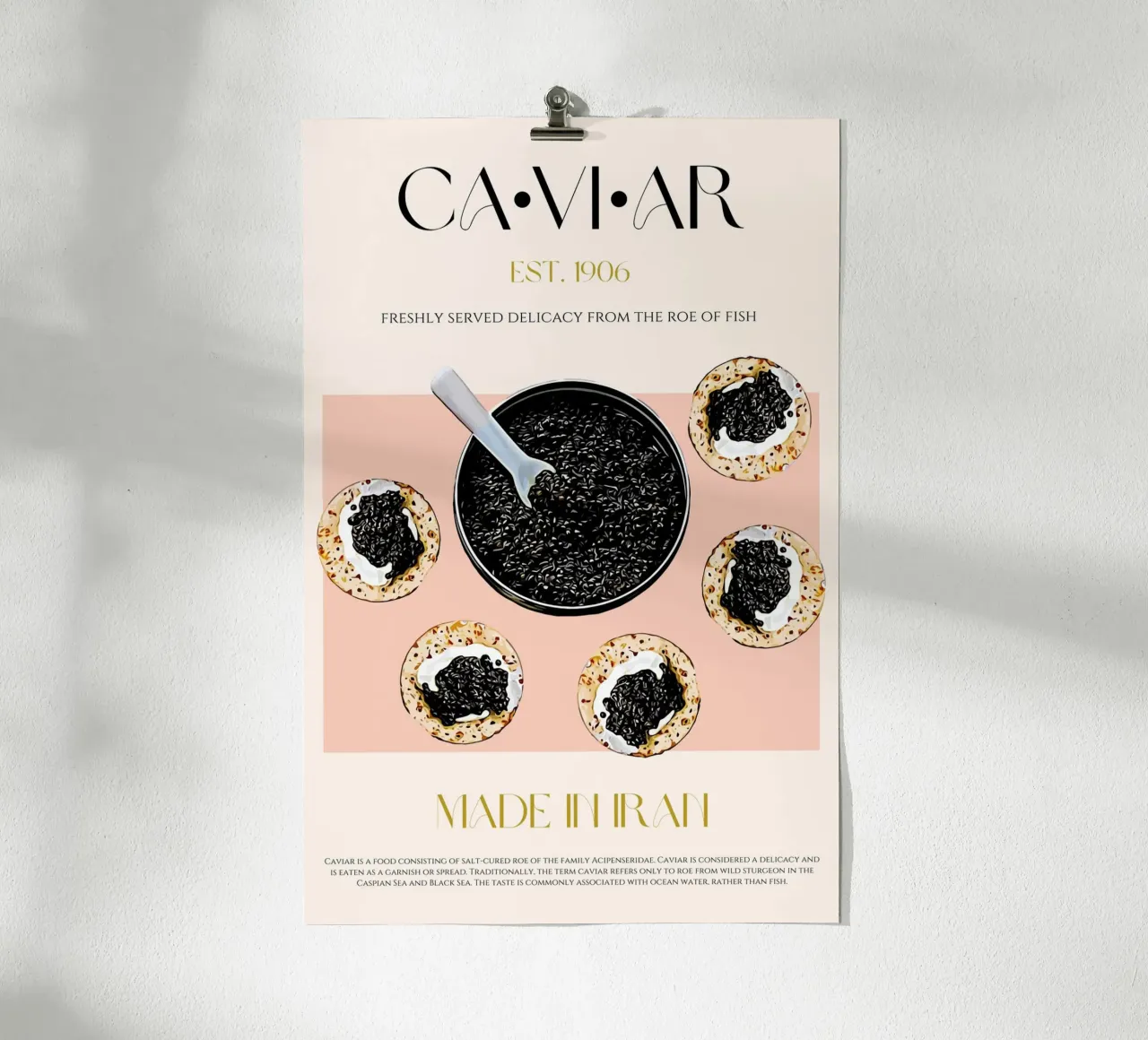 Estampado de caviar hahnemühle de KOKRPrints