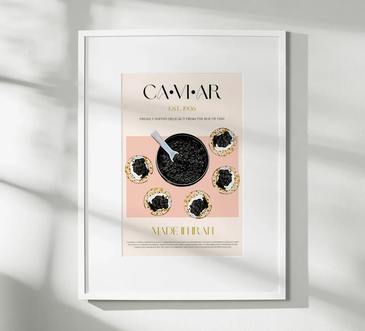 Estampado de caviar hahnemühle de KOKRPrints