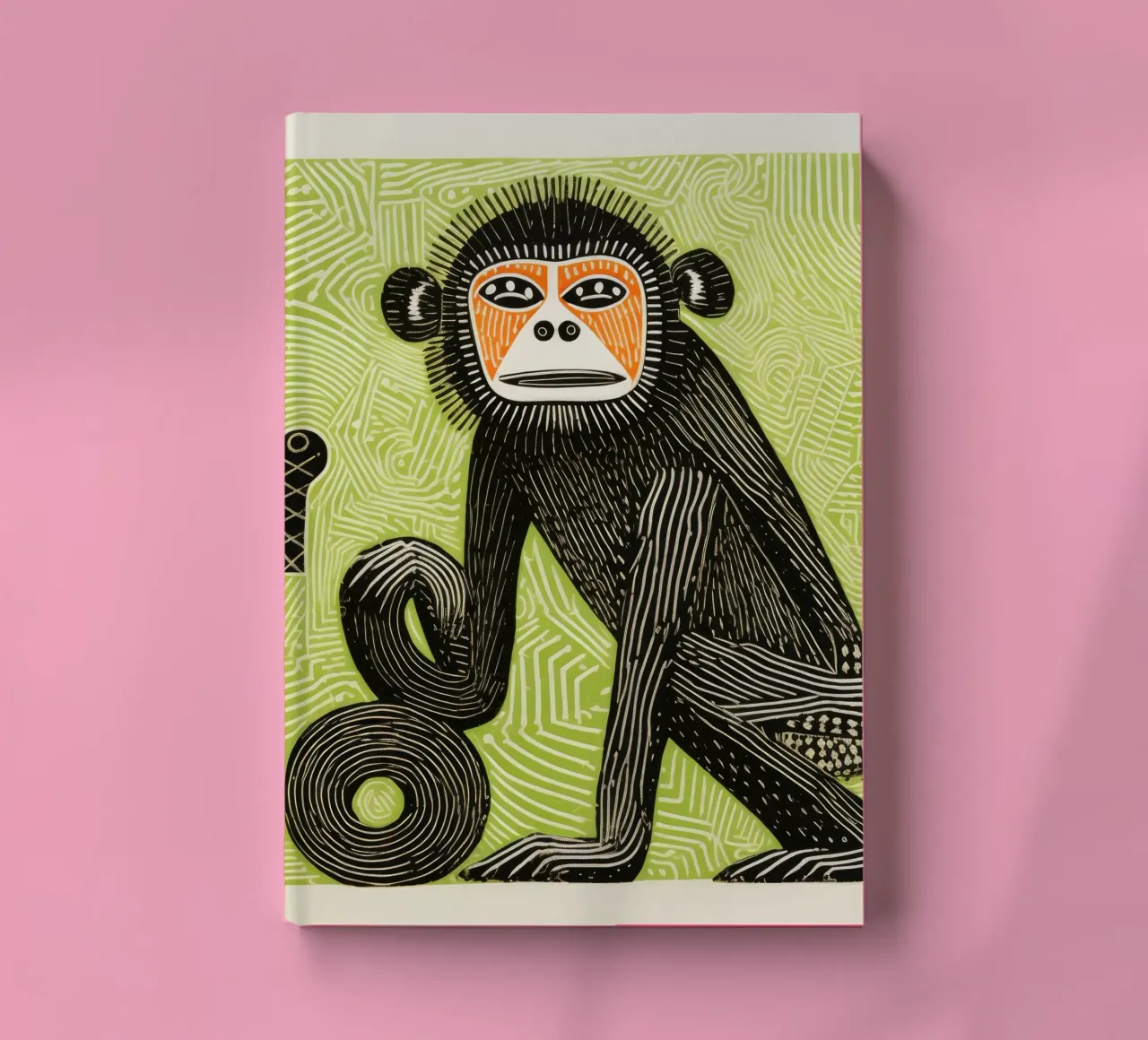 Babbuino verde 4 diario da Minimal Animal Art