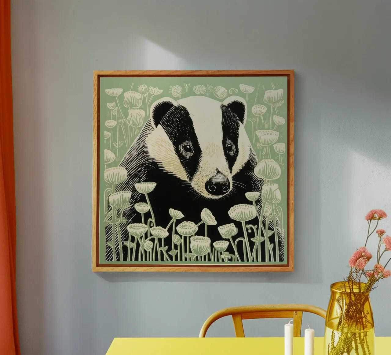 Tasso verde plexiglass da Minimal Animal Art