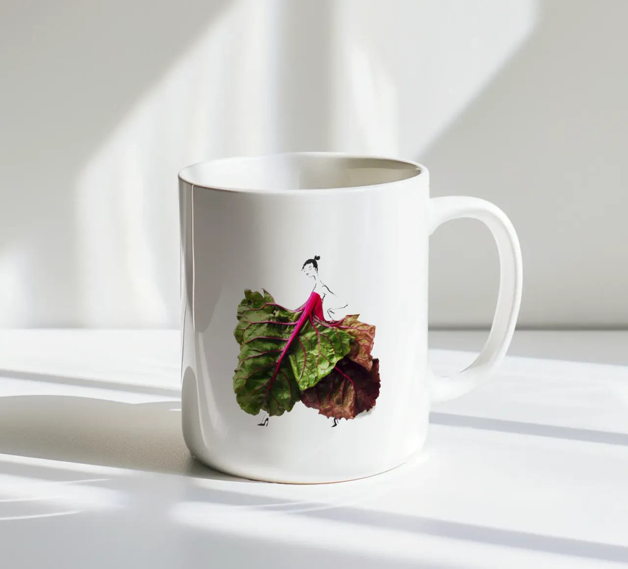 Chard On tazza in ceramica da Gretchen Roehrs