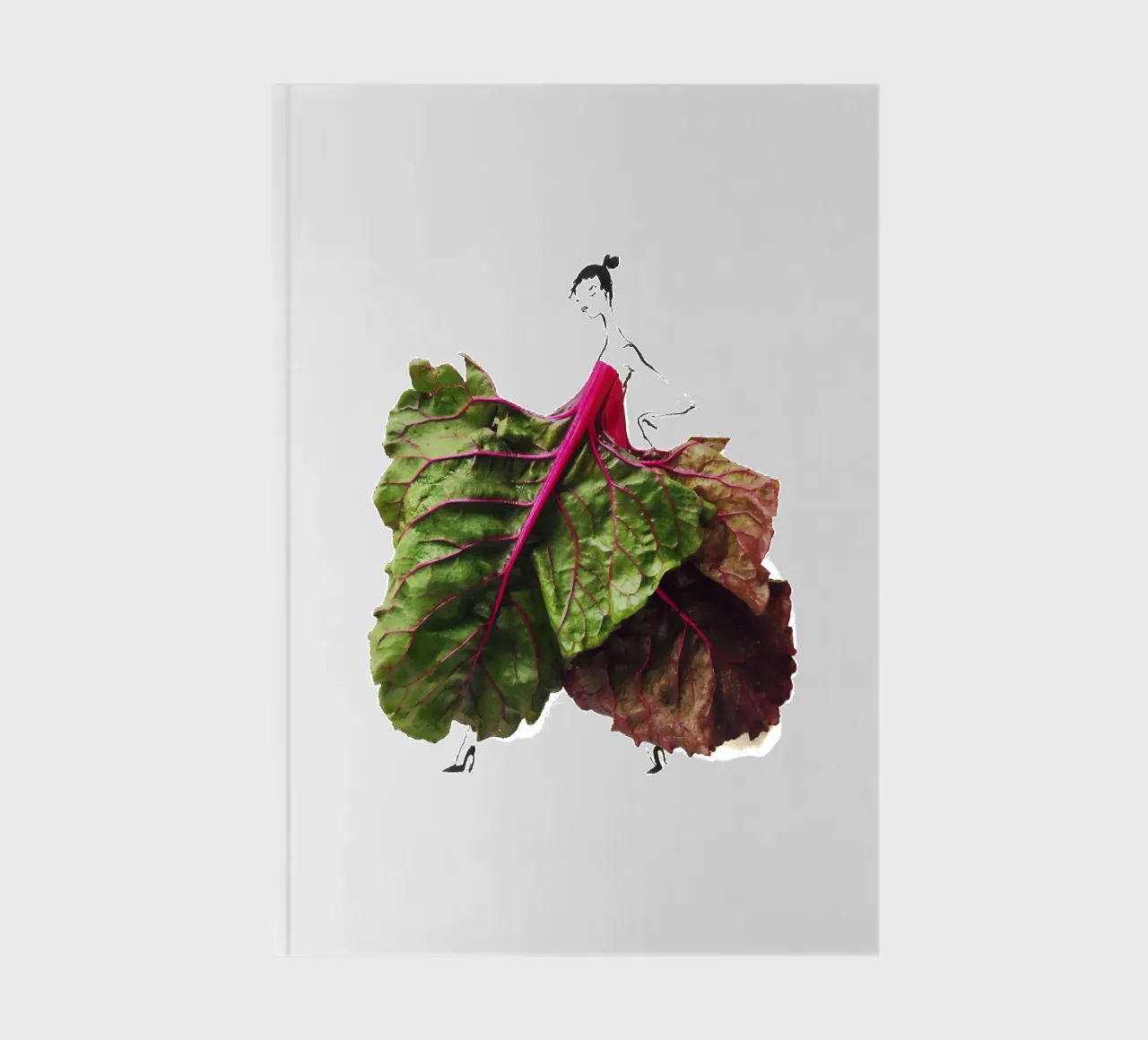 Chard On notebook by Gretchen Roehrs