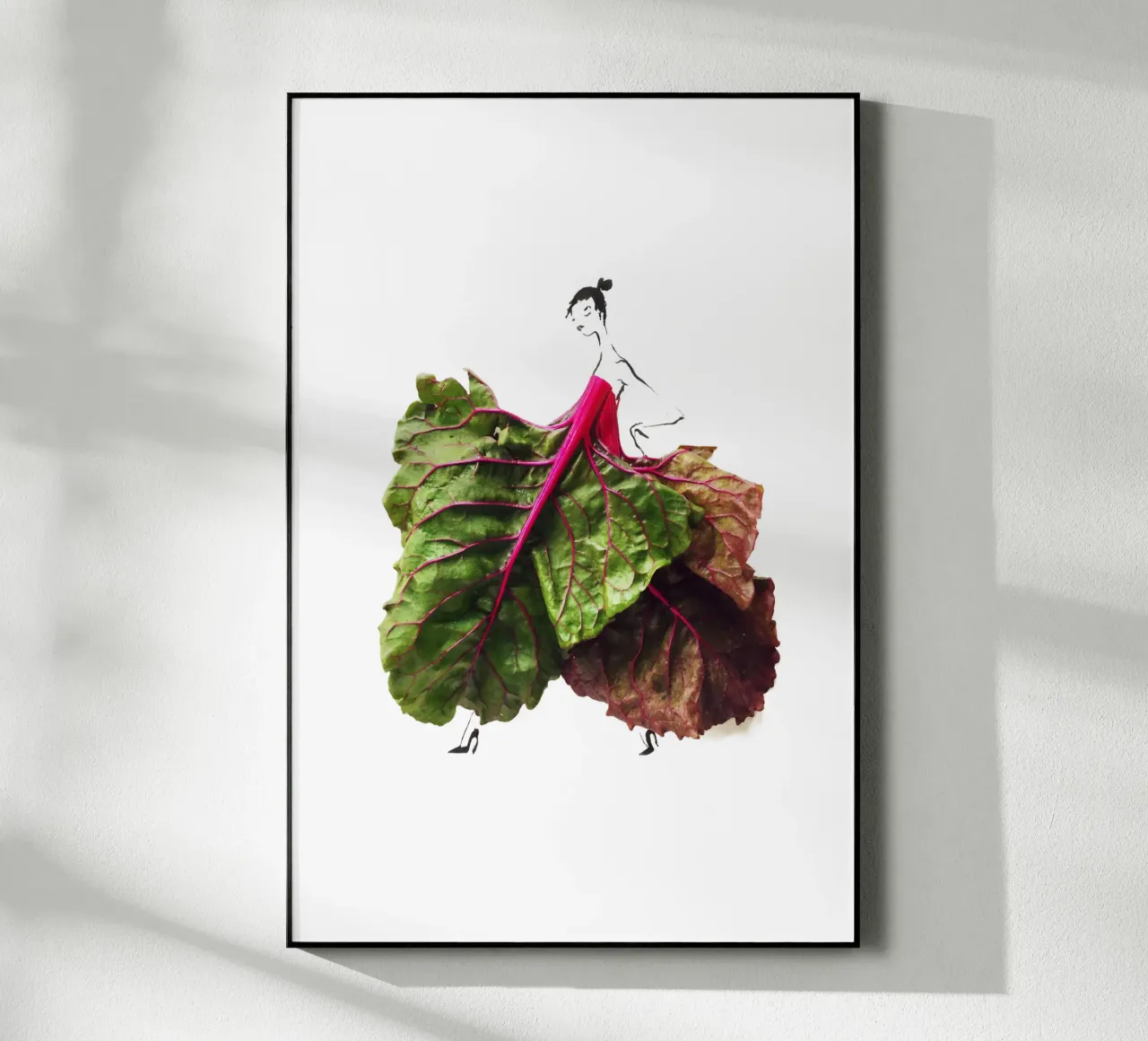 Chard On plexiglass da Gretchen Roehrs