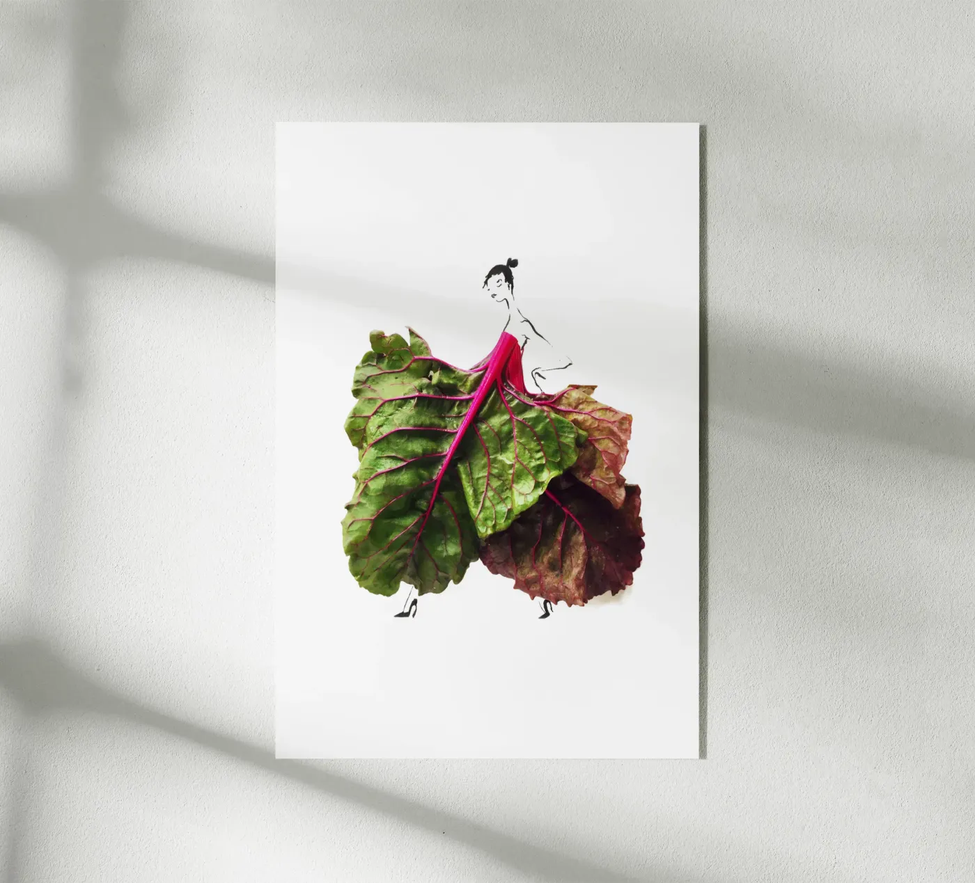 Chard On plexiglas de Gretchen Roehrs