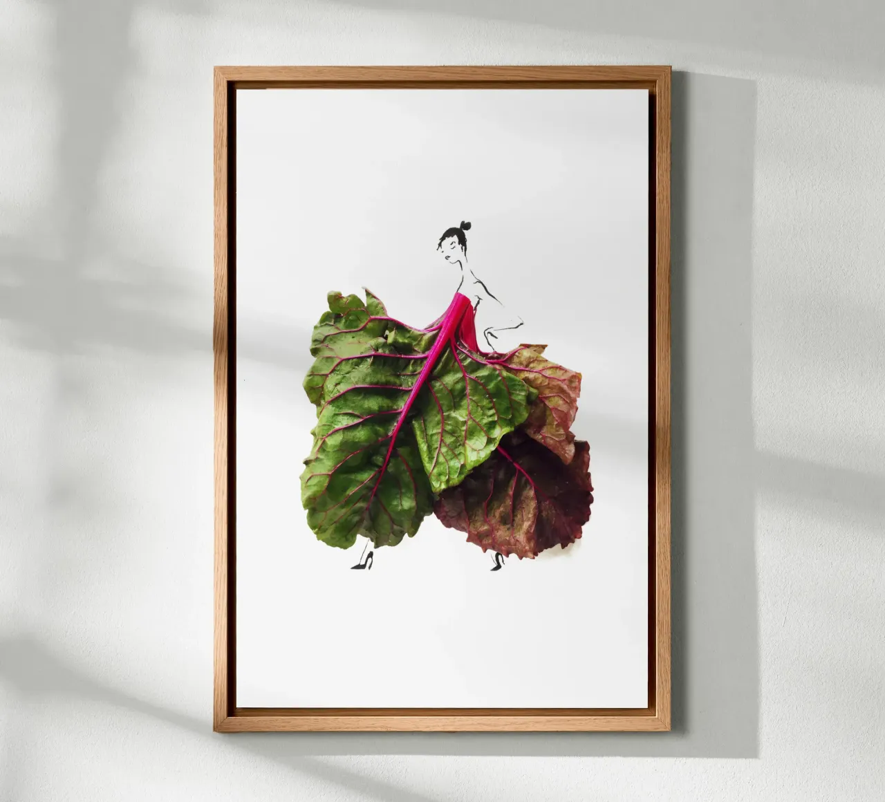 Chard On tela con Cornice a cassetta da Gretchen Roehrs