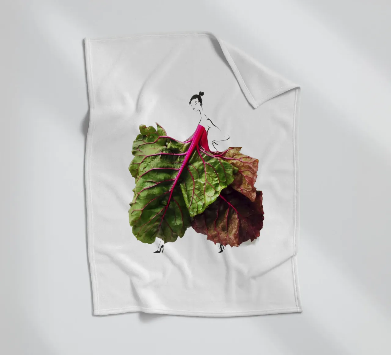 Chard On coperta in pile da Gretchen Roehrs
