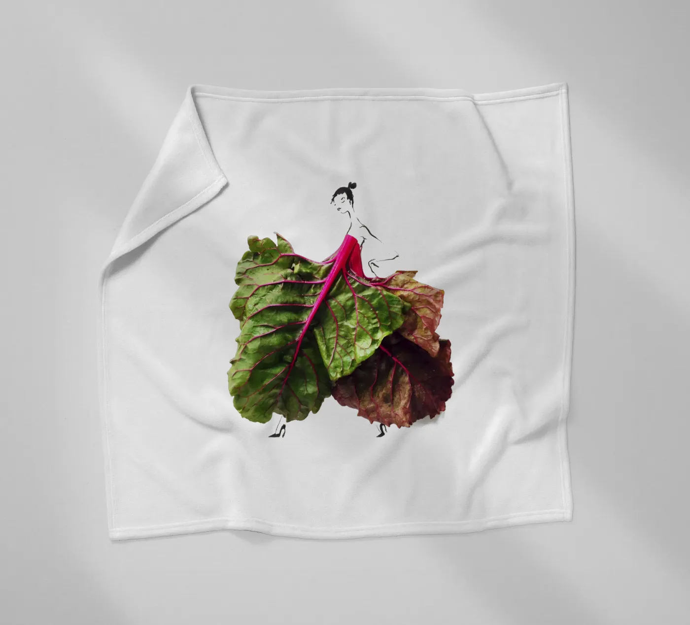 Chard On Fleecedecke von Gretchen Roehrs