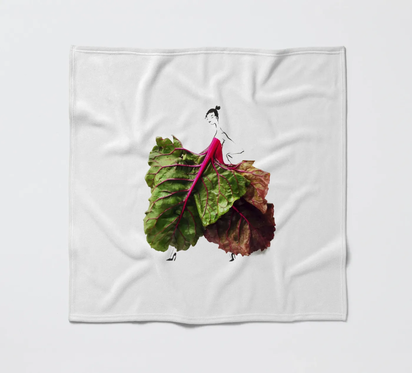 Chard On Fleecedecke von Gretchen Roehrs