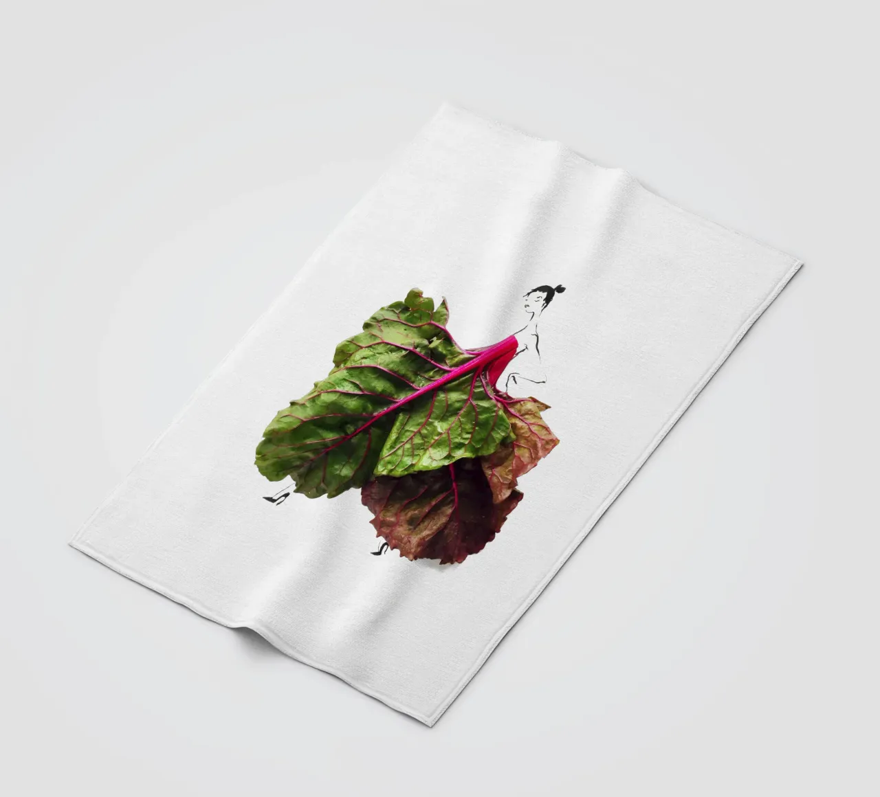 Chard On coperta in pile da Gretchen Roehrs