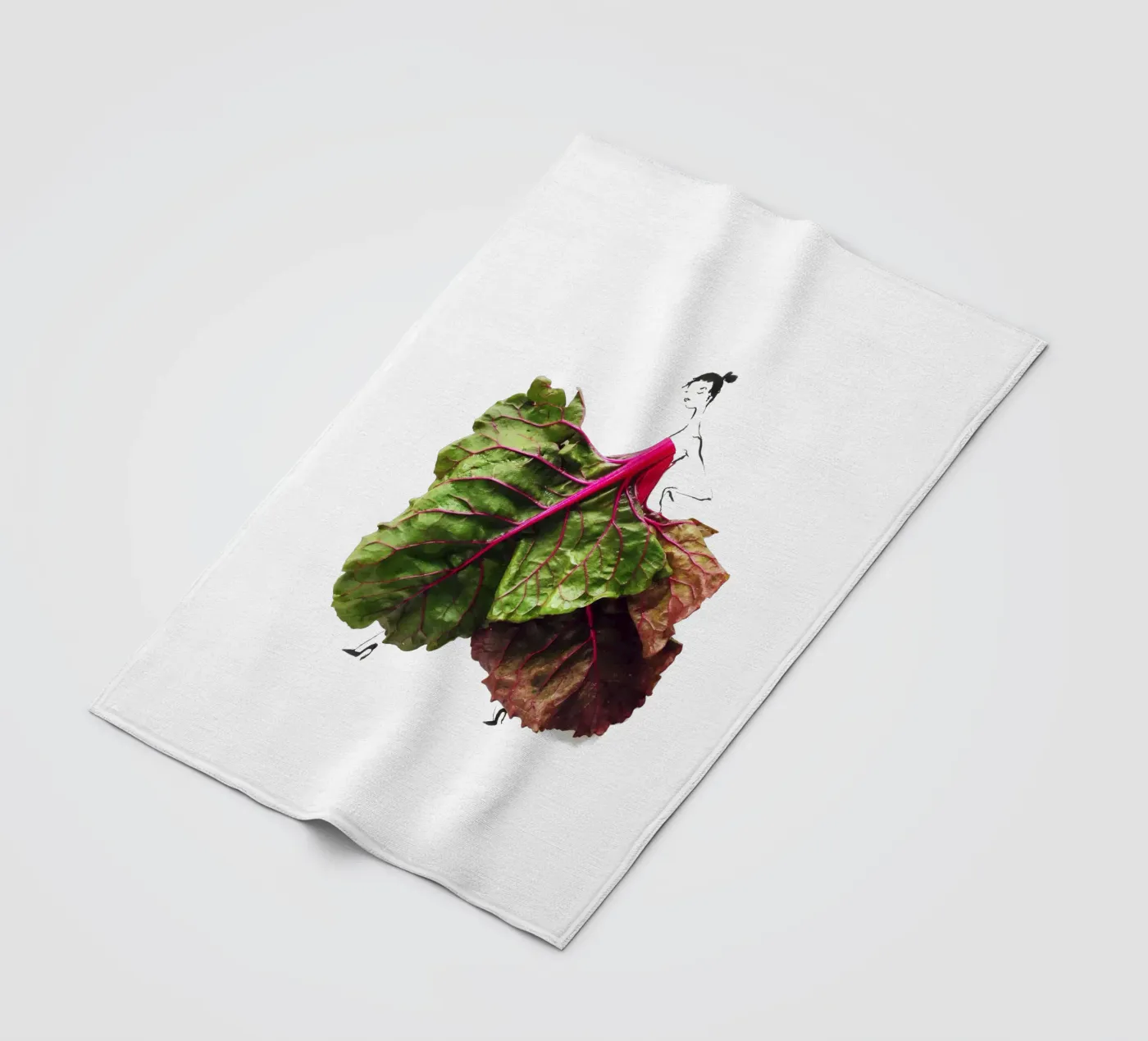 Chard On Fleecedecke von Gretchen Roehrs