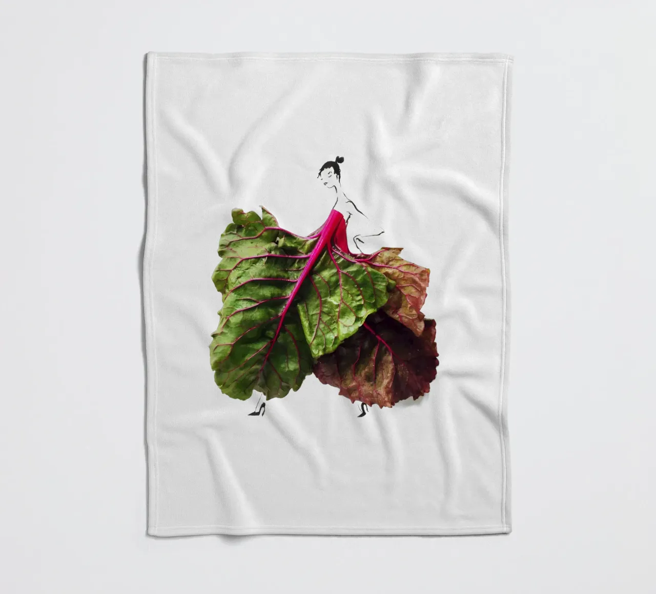 Chard On coperta in pile da Gretchen Roehrs