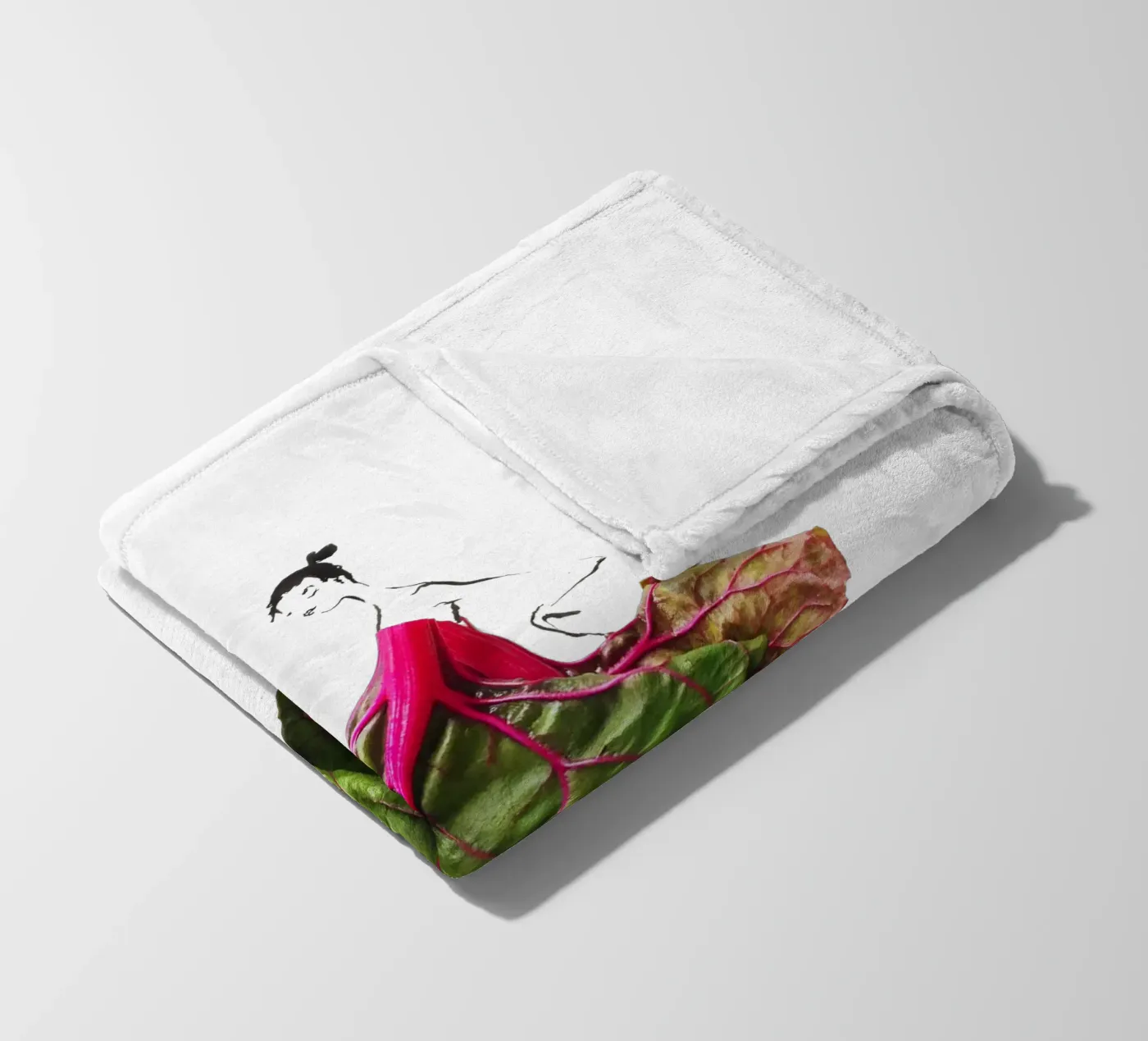 Chard On Fleecedecke von Gretchen Roehrs