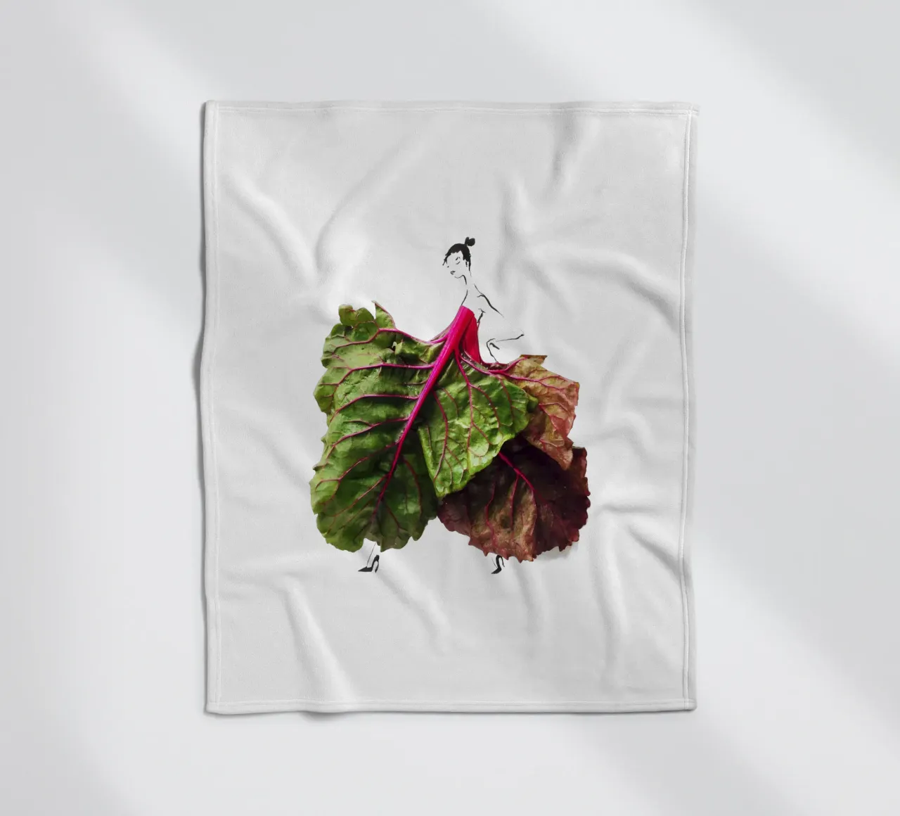 Chard On coperta in pile da Gretchen Roehrs