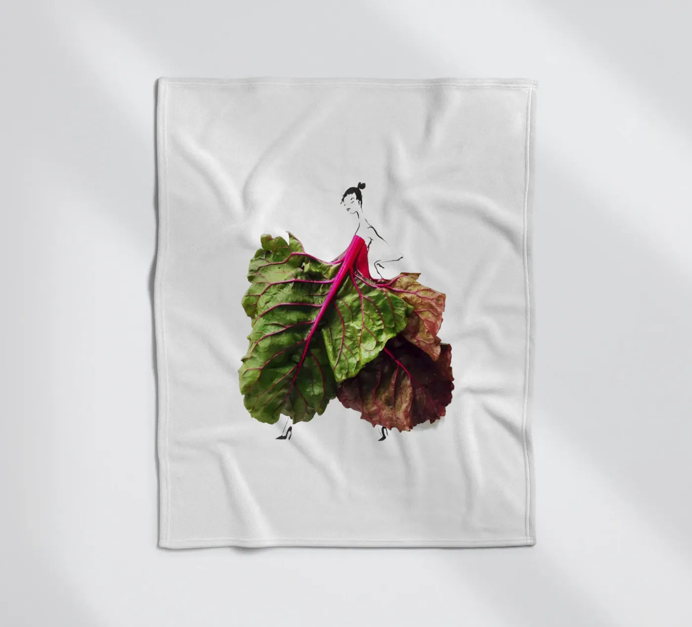 Chard On Fleecedecke von Gretchen Roehrs