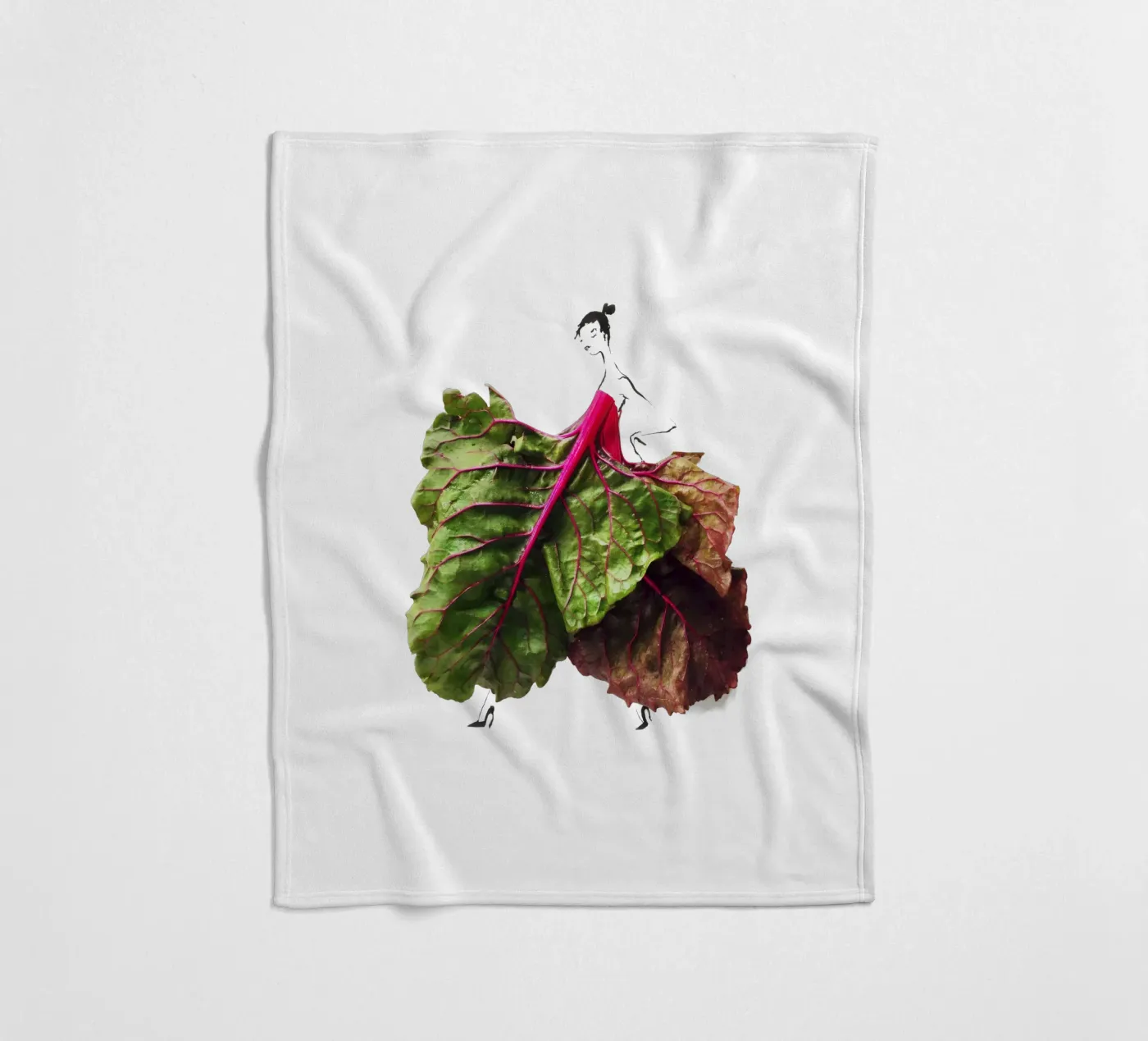 Chard On Fleecedecke von Gretchen Roehrs