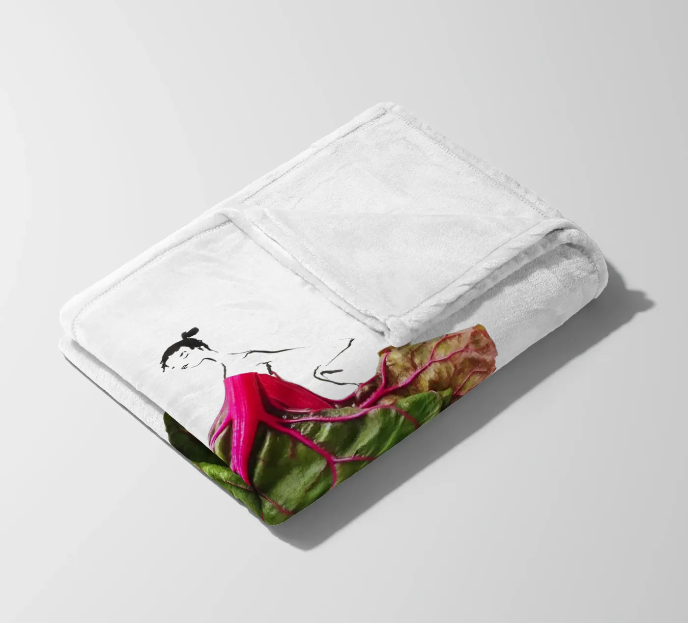 Chard On Fleecedecke von Gretchen Roehrs