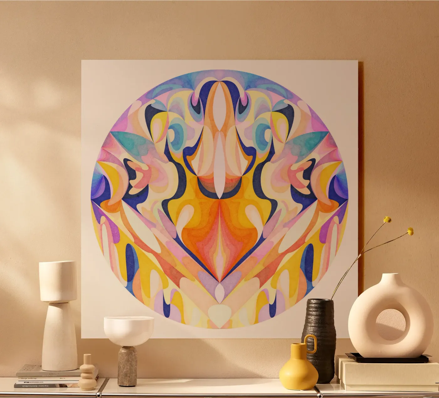 Love Light acryl van Lines Inside