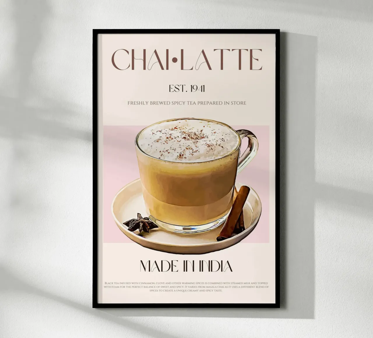 Chai Latte Print hahnemühle by KOKRPrints