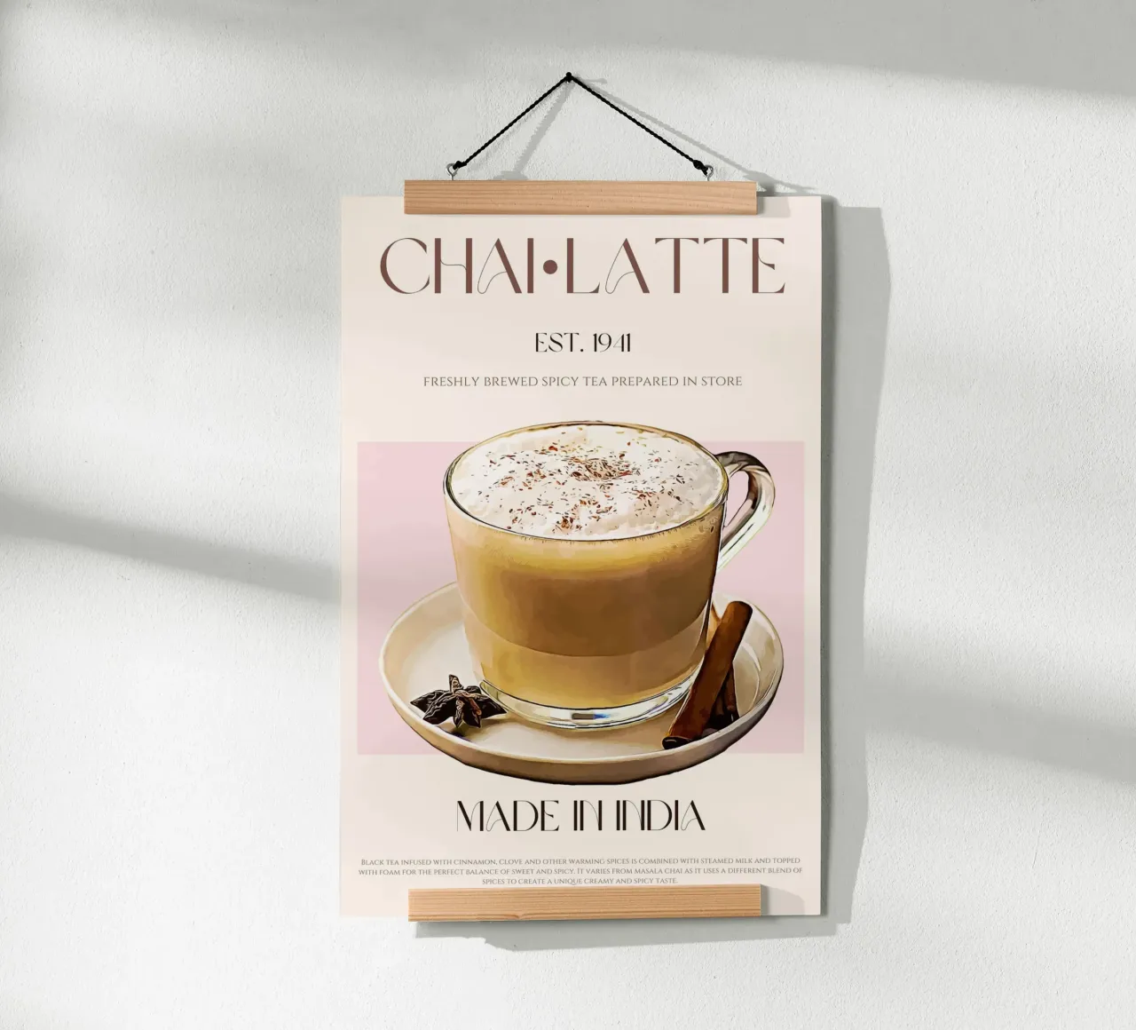Chai Latte Print hahnemühle by KOKRPrints