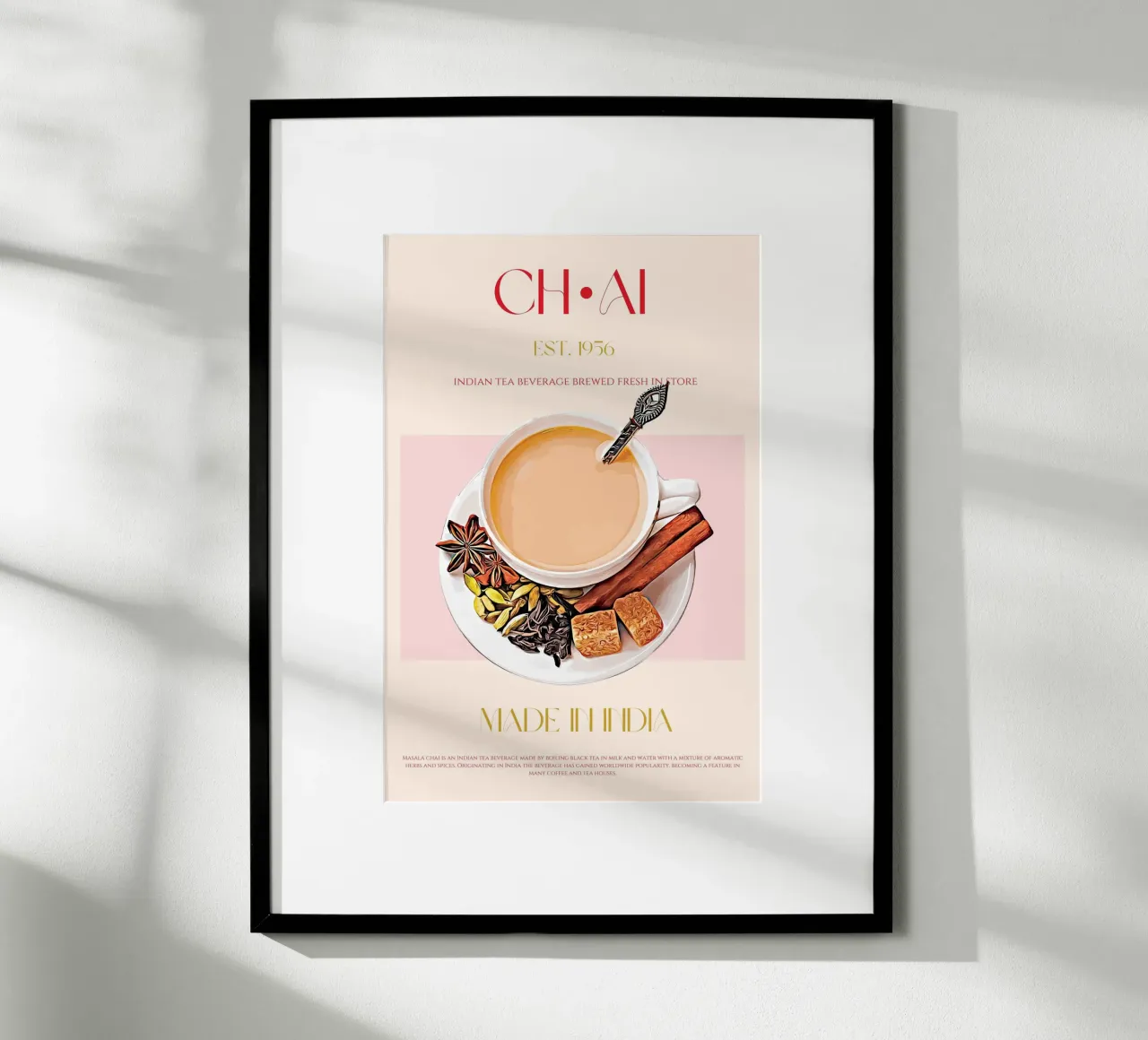 Masala Chai Print hahnemühle by KOKRPrints